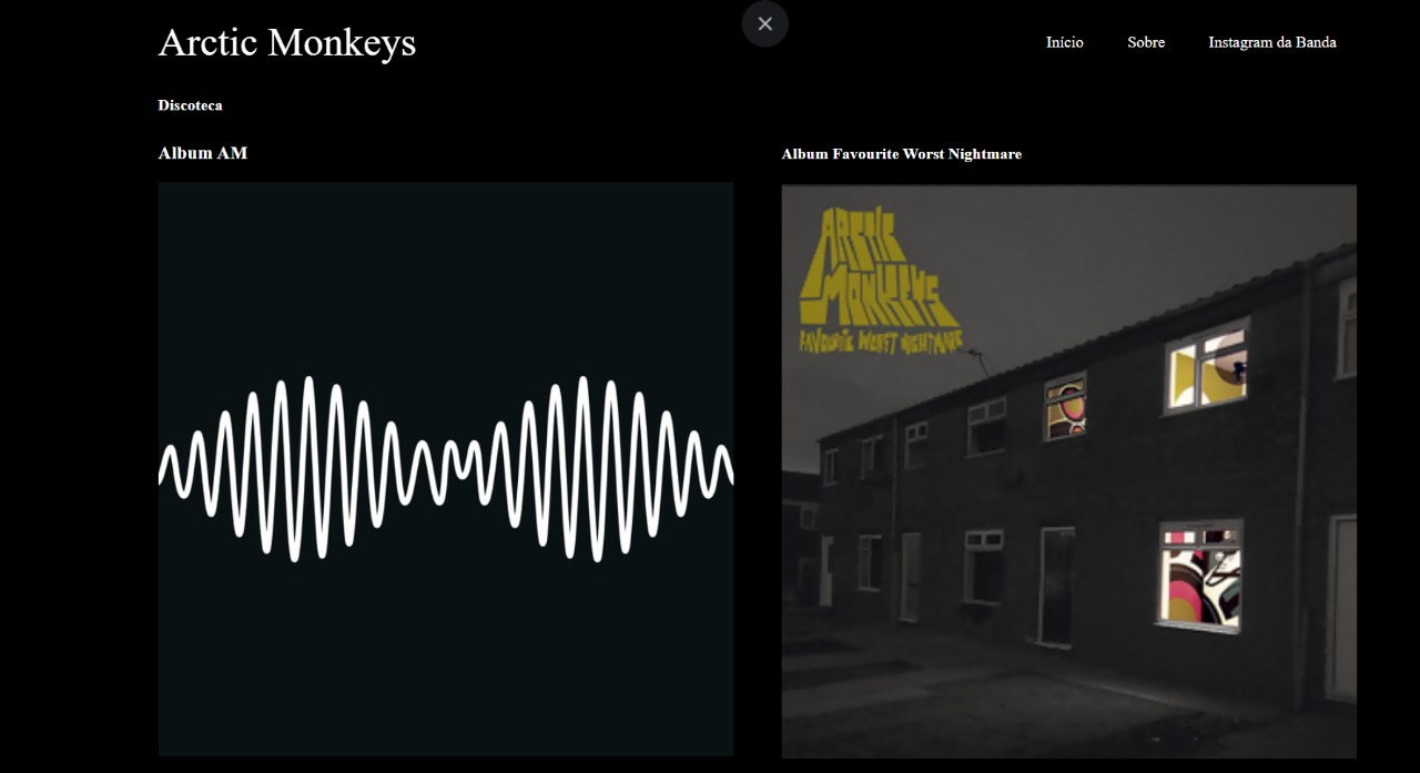 Arctic Monkey Website